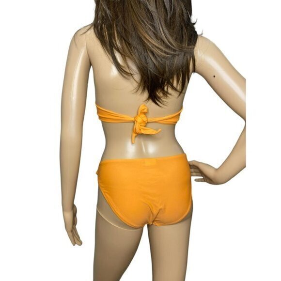 Y2K Belted No Boundaries Orange‎ Bikini - Picture 3 of 4